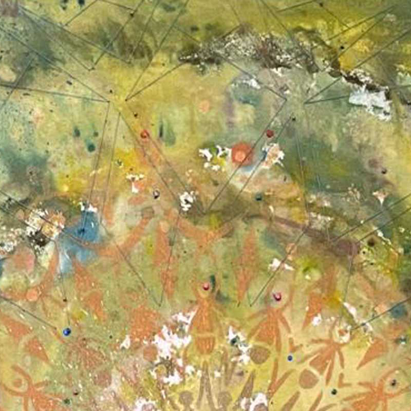 Fragment schilderij Bart by Kirstin